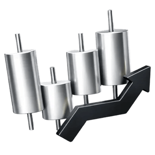 3D candlestick chart icon featured on the Marlin Zinsvik about page
